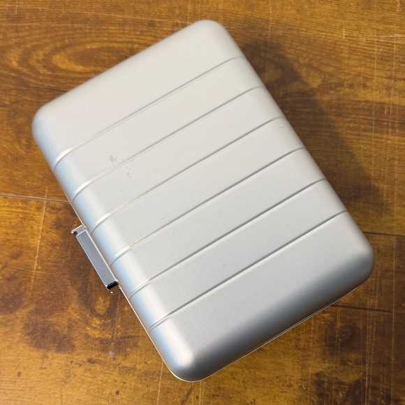 Mini Away Silver Hard Shell Toiletry Case - Picture 4 of 6